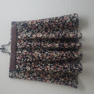 American Rag Floral Skater Skirt NWT sz M